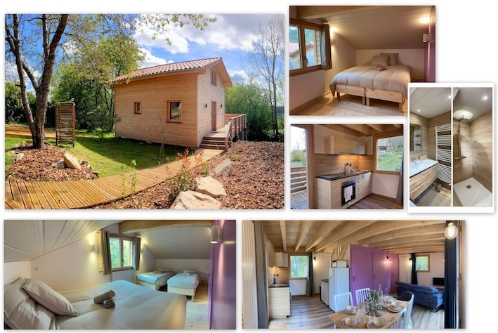 Grand Gite Groupe Loire 42 Une grande maison et des chalets en pleine nature